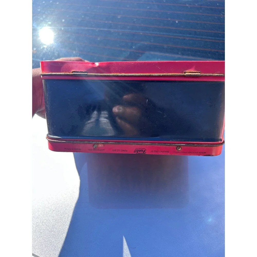 Funko Stranger Things Metal Lunch Box Red Black‎ Fair Condition 2019 Netflix